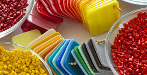 colorful plastic masterbatch granules and plastic sheets